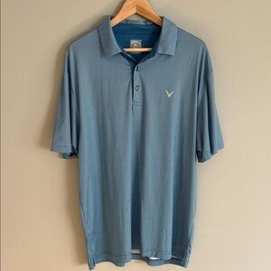 Callaway Men's Sky Blue Polo Shirt Size Large